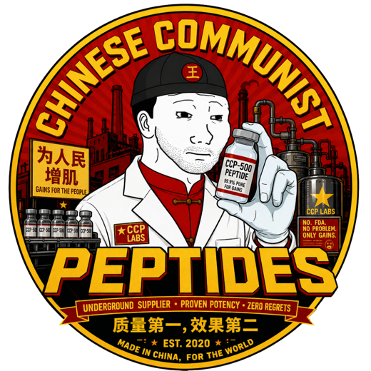 Chinese Communist Peptides badge