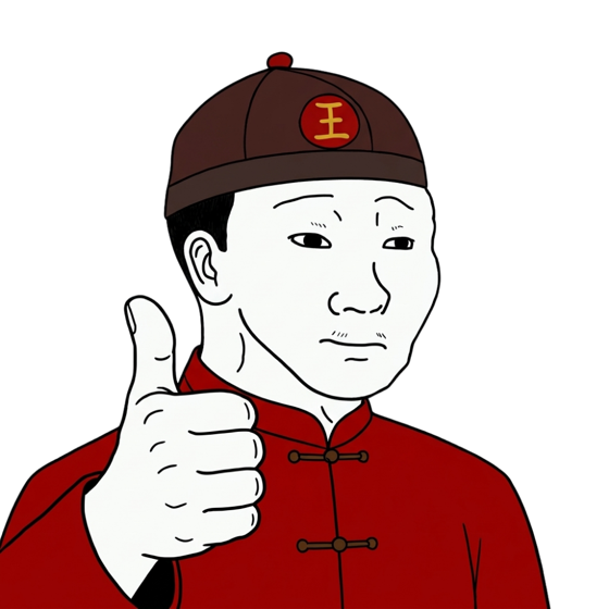 Scientist giving thumbs up approval