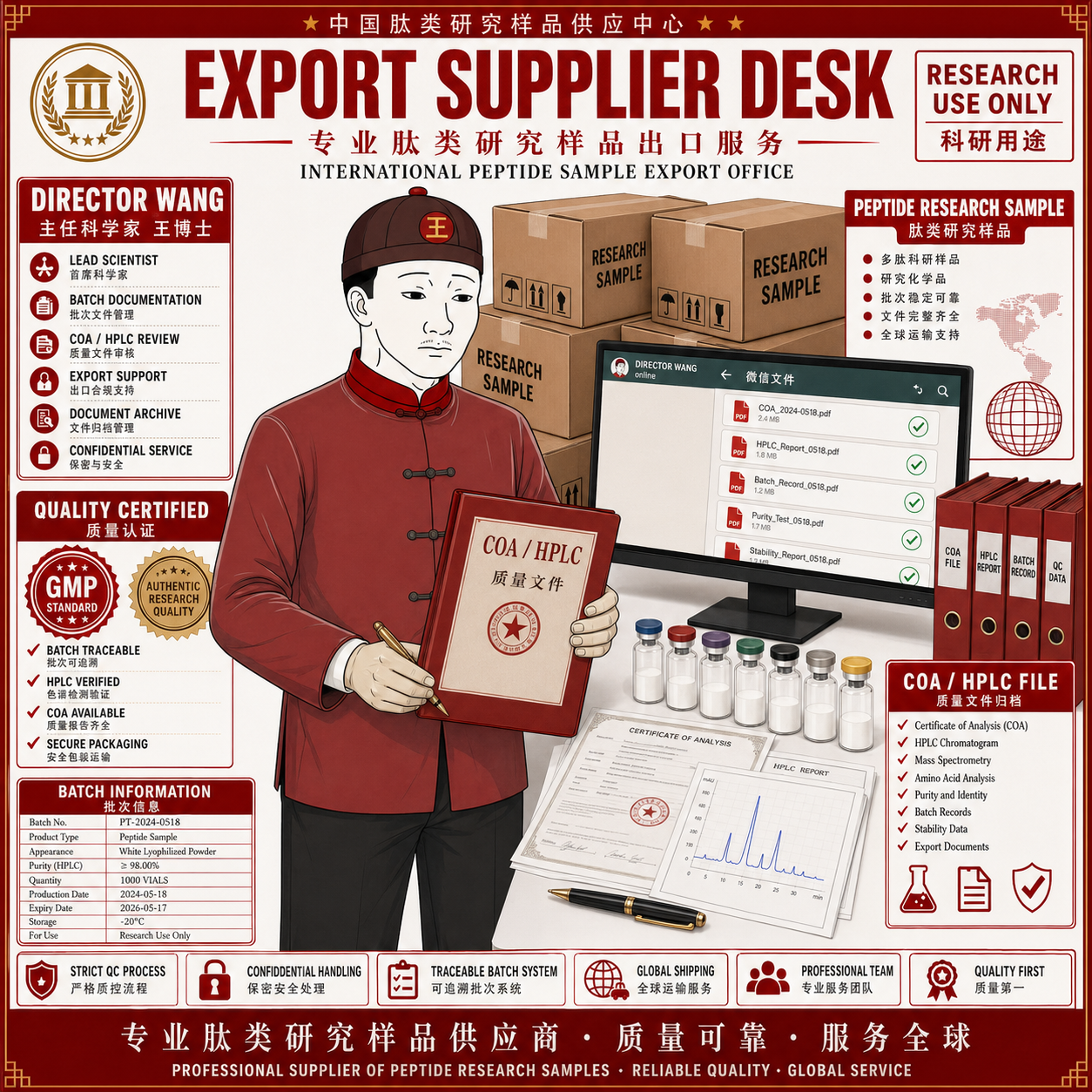 Director Wang export desk file